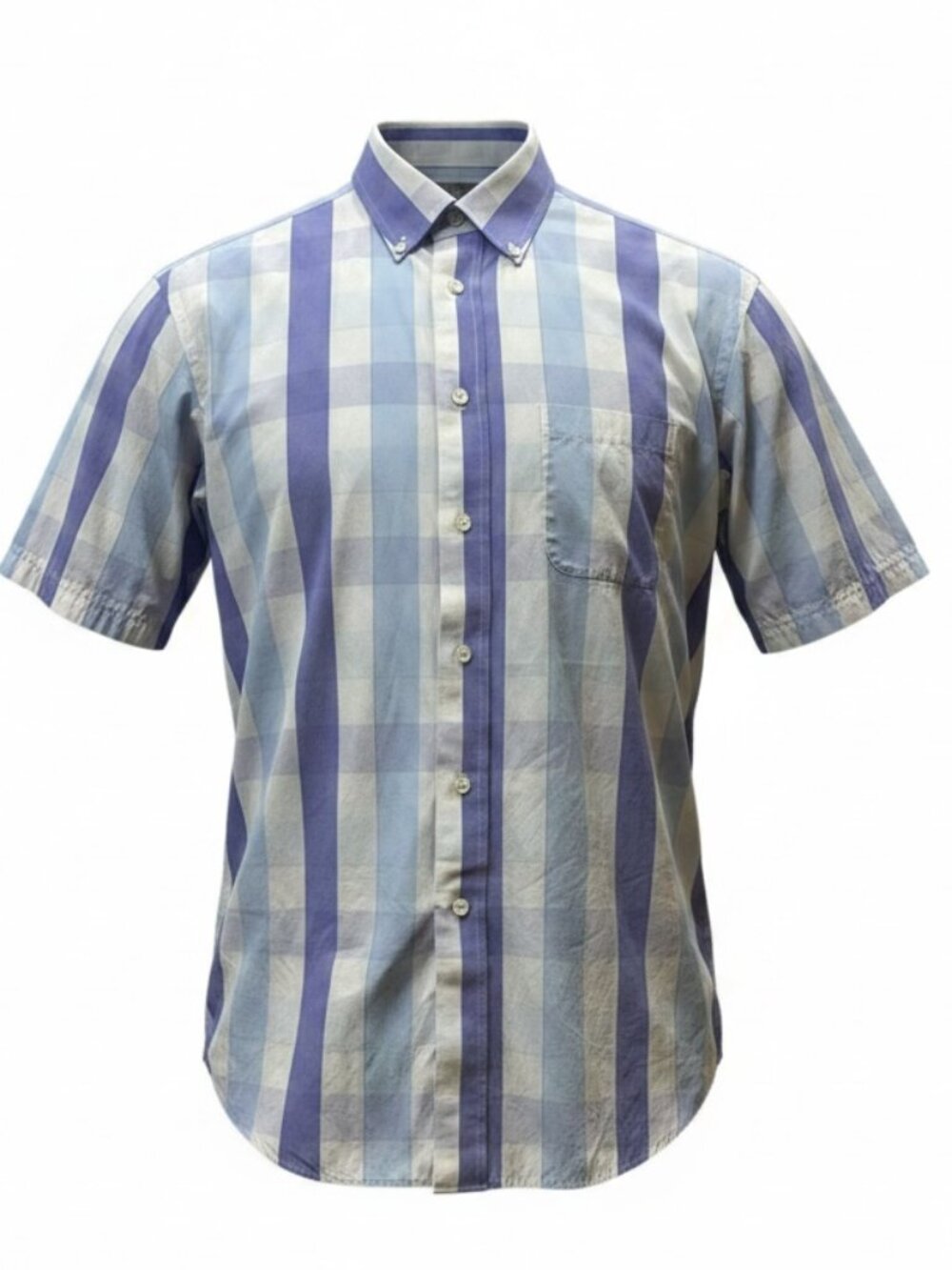 Daniel Cremieux‎ Plaid Casual Button Front Shirt Men's L #29A